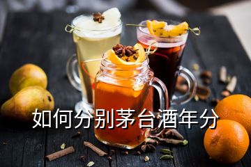 如何分別茅臺酒年分