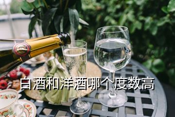 白酒和洋酒哪個度數高