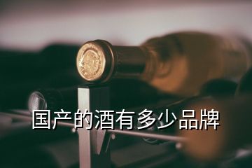 國產的酒有多少品牌