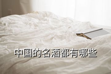 中國(guó)的名酒都有哪些
