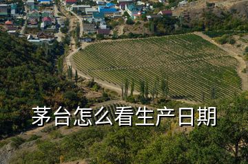 茅臺怎么看生產(chǎn)日期