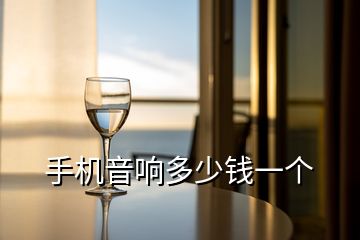 手機(jī)音響多少錢(qián)一個(gè)