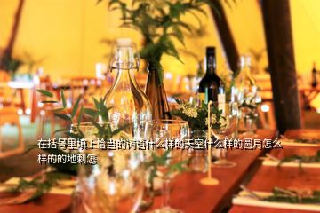 在括號里填上恰當的詞語什么樣的天空什么樣的圓月怎么樣的的地刺怎