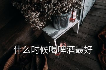 什么時(shí)候喝啤酒最好
