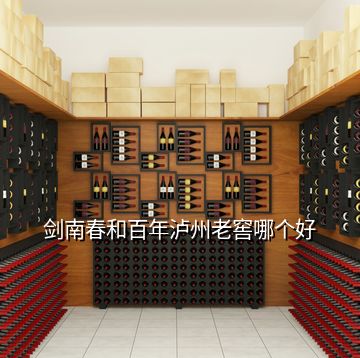 劍南春和百年瀘州老窖哪個好