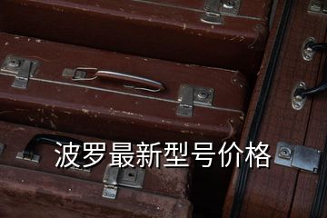 波羅最新型號(hào)價(jià)格