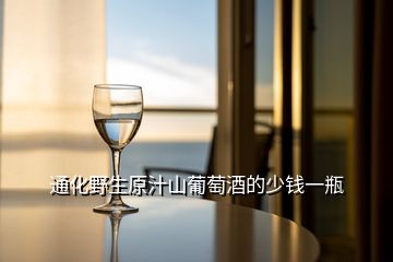 通化野生原汁山葡萄酒的少錢(qián)一瓶