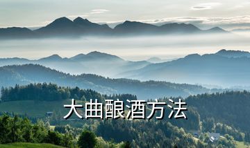 大曲釀酒方法