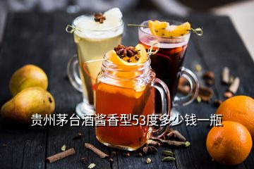 貴州茅臺(tái)酒醬香型53度多少錢一瓶