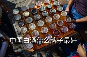 中國白酒什么牌子最好