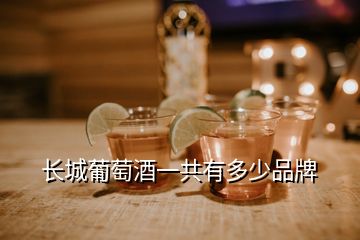 長(zhǎng)城葡萄酒一共有多少品牌
