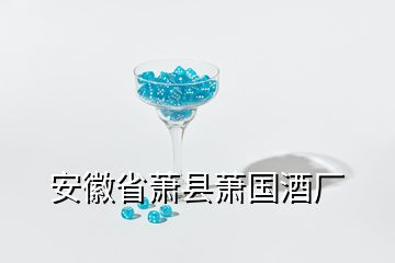 安徽省蕭縣蕭國(guó)酒廠