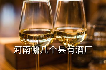河南哪幾個縣有酒廠