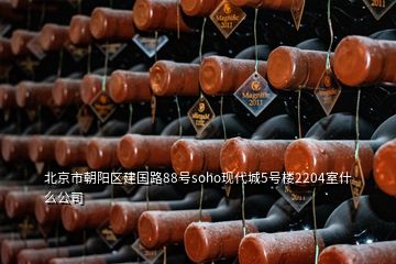 北京市朝陽區(qū)建國路88號soho現代城5號樓2204室什么公司