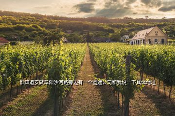 誰知道安徽阜陽沙河路旁邊有一個(gè)圓通公司和我說一下具體地址