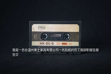 我是一名在溫州奧士家具有限公司一名貼紙的員工我辭職報(bào)告報(bào)告交