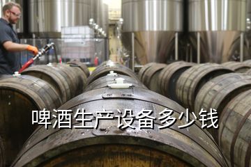 啤酒生產(chǎn)設(shè)備多少錢(qián)