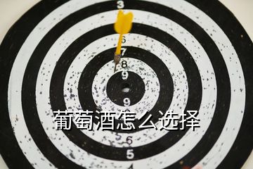 葡萄酒怎么選擇