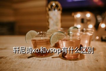 軒尼詩(shī)xo和vsop有什么區(qū)別