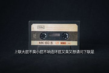 上聯(lián)大屁不臭小屁不響連環(huán)屁又臭又想請(qǐng)問(wèn)下聯(lián)是