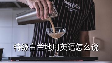 特級(jí)白蘭地用英語怎么說