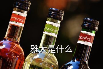 雅大是什么