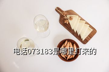電話073183是哪里打來的