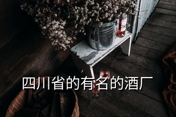 四川省的有名的酒廠