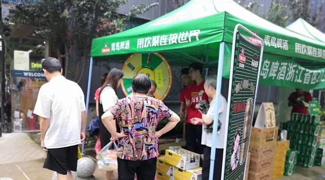青島啤酒：方便！“青啤早市”火了 早起鍛煉順手買(mǎi)新鮮啤酒